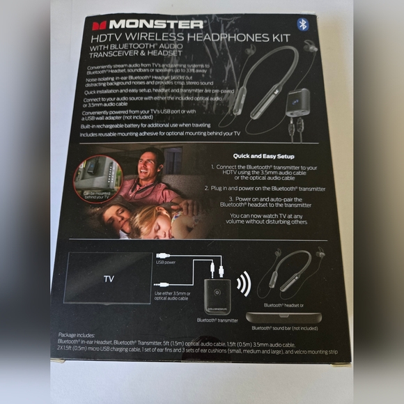 Monster HDTV Wireless Headset Kit - Picture 3 of 3
